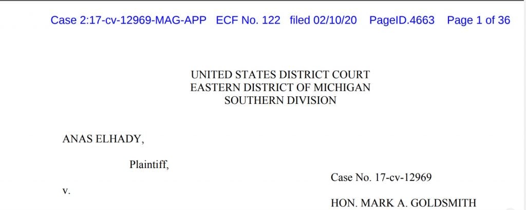 GOOD NEWS: Mich. District Court Rules that CAIR’s Case Challenging Elhady Freezing Detention at Ambassador Bridge May Go to Trial
